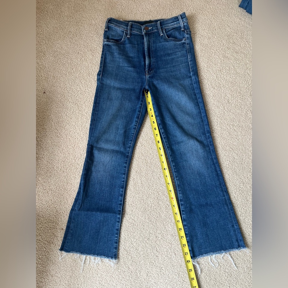 Mother denim The Hustler Ankle Fray in wash Satisfaction Guaranteed size 27
